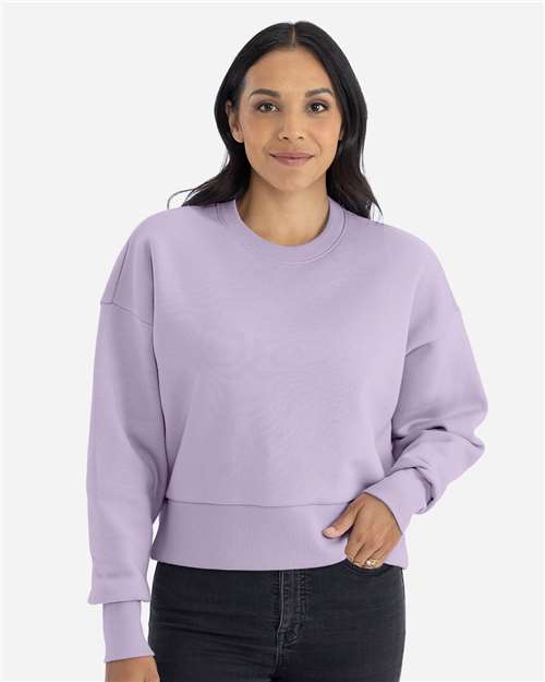 Next Level Women's Heavyweight Crewneck Sweatshirt - 9087 Lavender