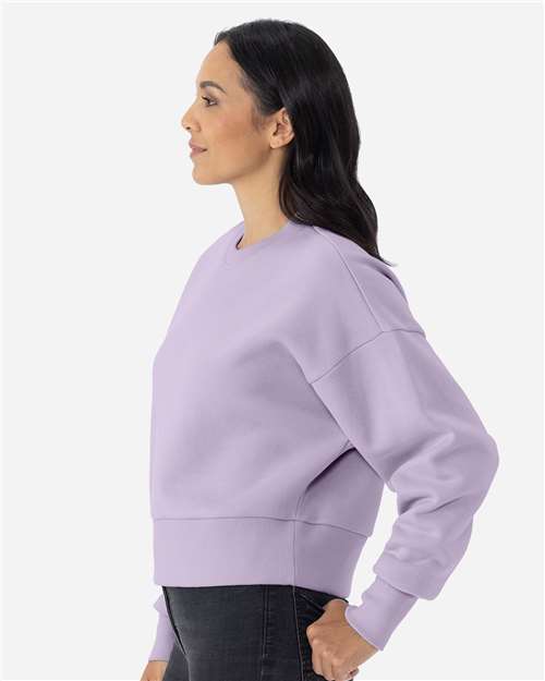 Next Level Women's Heavyweight Crewneck Sweatshirt - 9087 Lavender