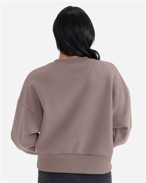 Next Level Women's Heavyweight Crewneck Sweatshirt - 9087 Shiitake