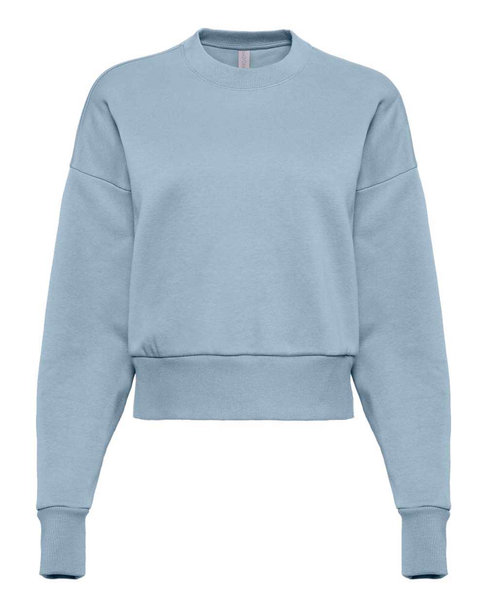 Next Level Women's Heavyweight Crewneck Sweatshirt - 9087 Stonewash Denim