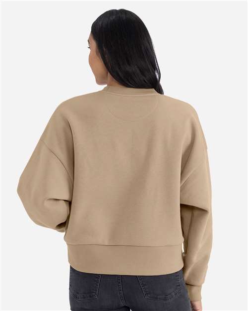 Next Level Women's Heavyweight Crewneck Sweatshirt - 9087 Tan