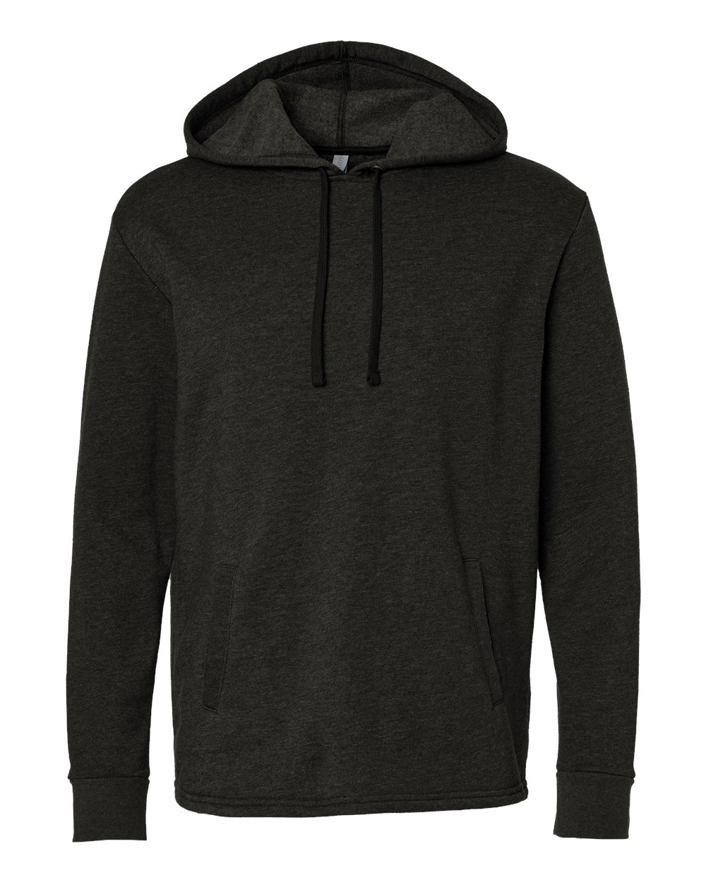 Next Level Unisex Malibu Welt Pocket Hoodie Sweatshirt - 9300 Heather Black