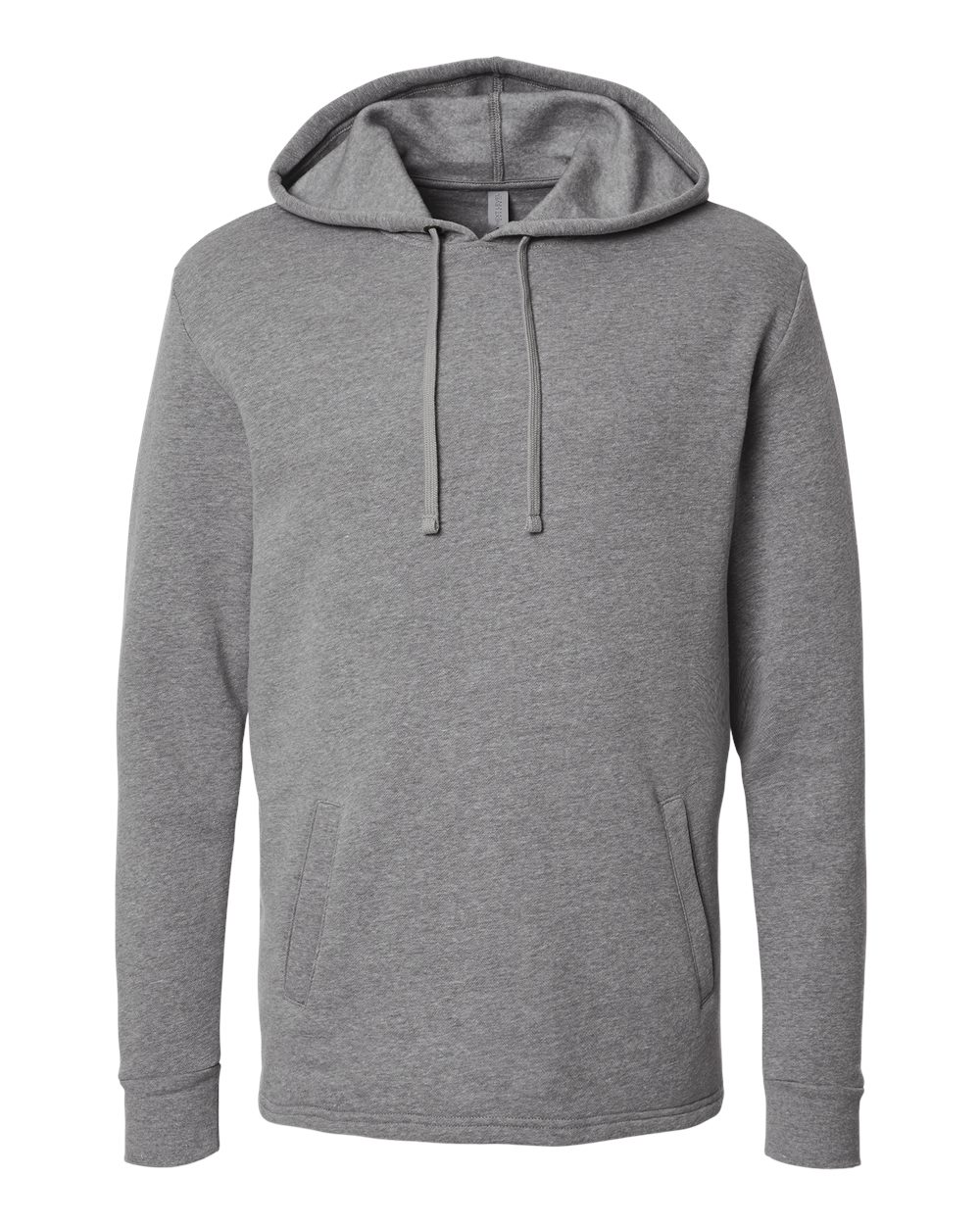 Next Level Unisex Malibu Welt Pocket Hoodie Sweatshirt - 9300 Heather Grey