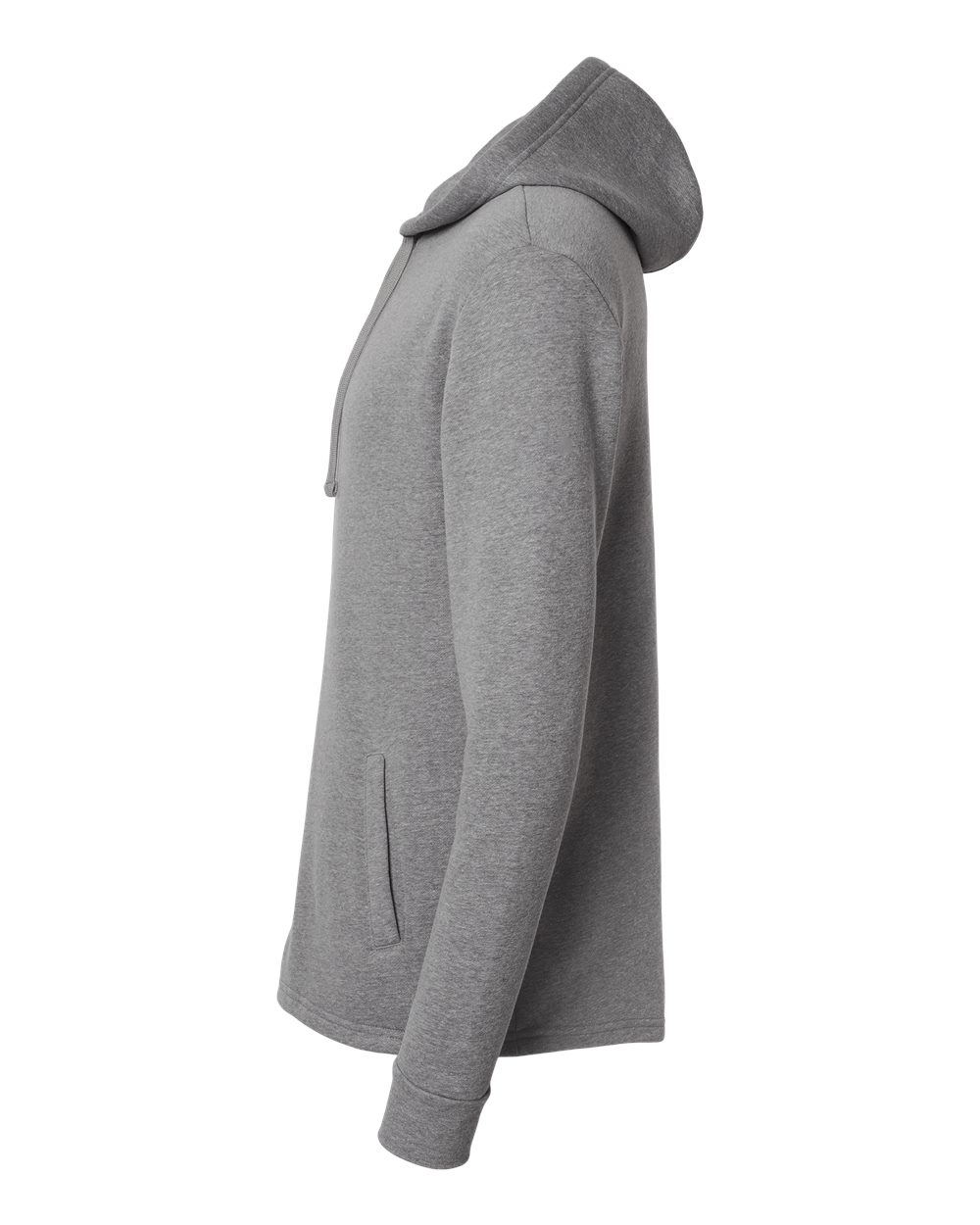 Next Level Unisex Malibu Welt Pocket Hoodie Sweatshirt - 9300 Heather Grey
