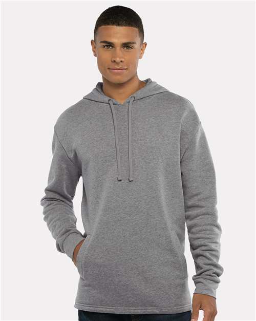 Next Level Unisex Malibu Welt Pocket Hoodie Sweatshirt - 9300 Heather Grey