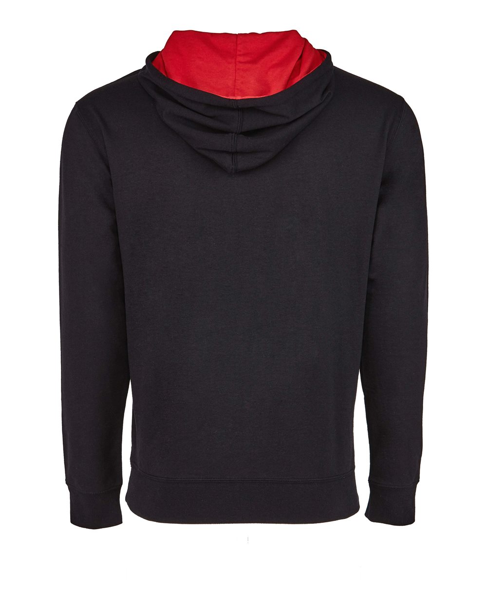 Next Level Unisex Laguna Hoodie Sweatshirt - 9301 - 9301N Black- Red