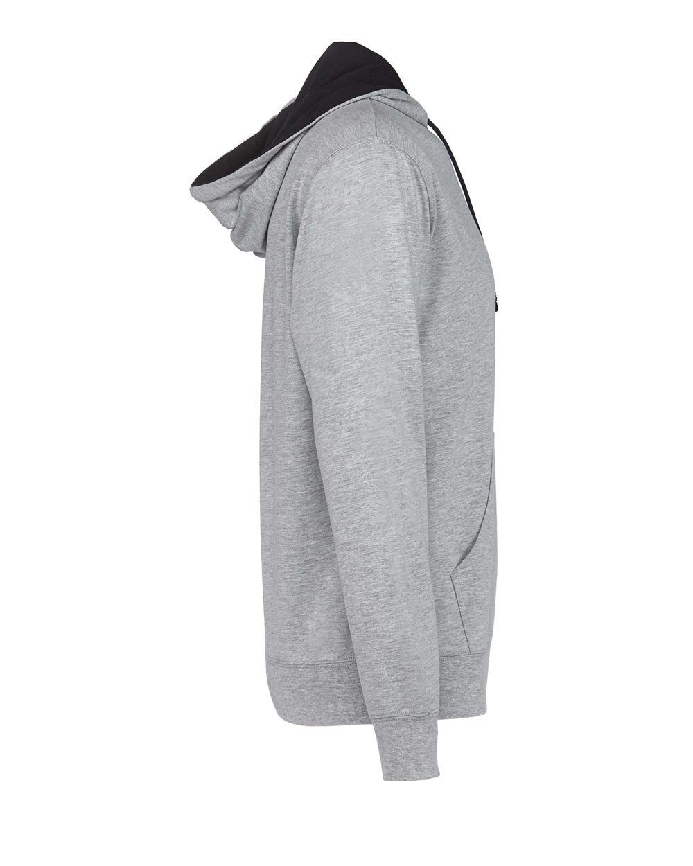 Next Level Unisex Laguna Hoodie Sweatshirt - 9301 - 9301N Heather Grey- Black