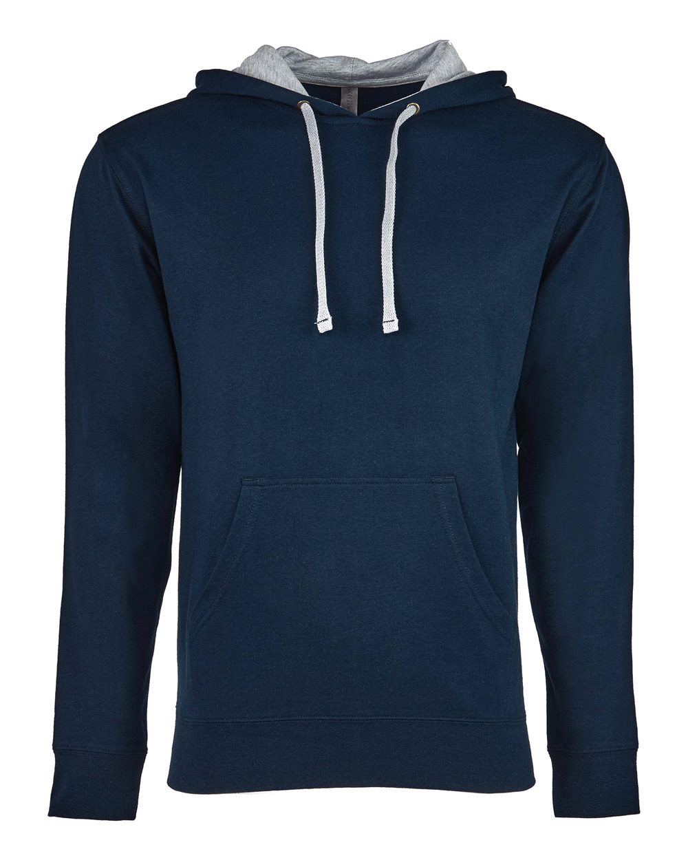 Next Level Unisex Laguna Hoodie Sweatshirt - 9301 - 9301N Midnight Navy- Heather Grey