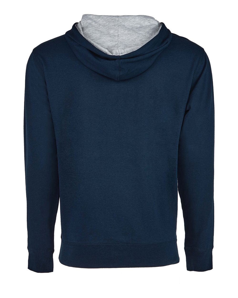 Next Level Unisex Laguna Hoodie Sweatshirt - 9301 - 9301N Midnight Navy- Heather Grey