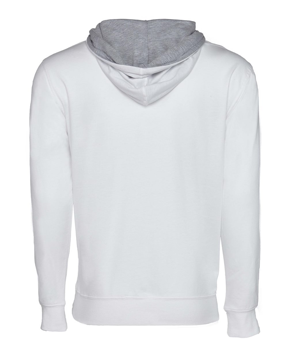Next Level Unisex Laguna Hoodie Sweatshirt - 9301 - 9301N White- Heather Grey