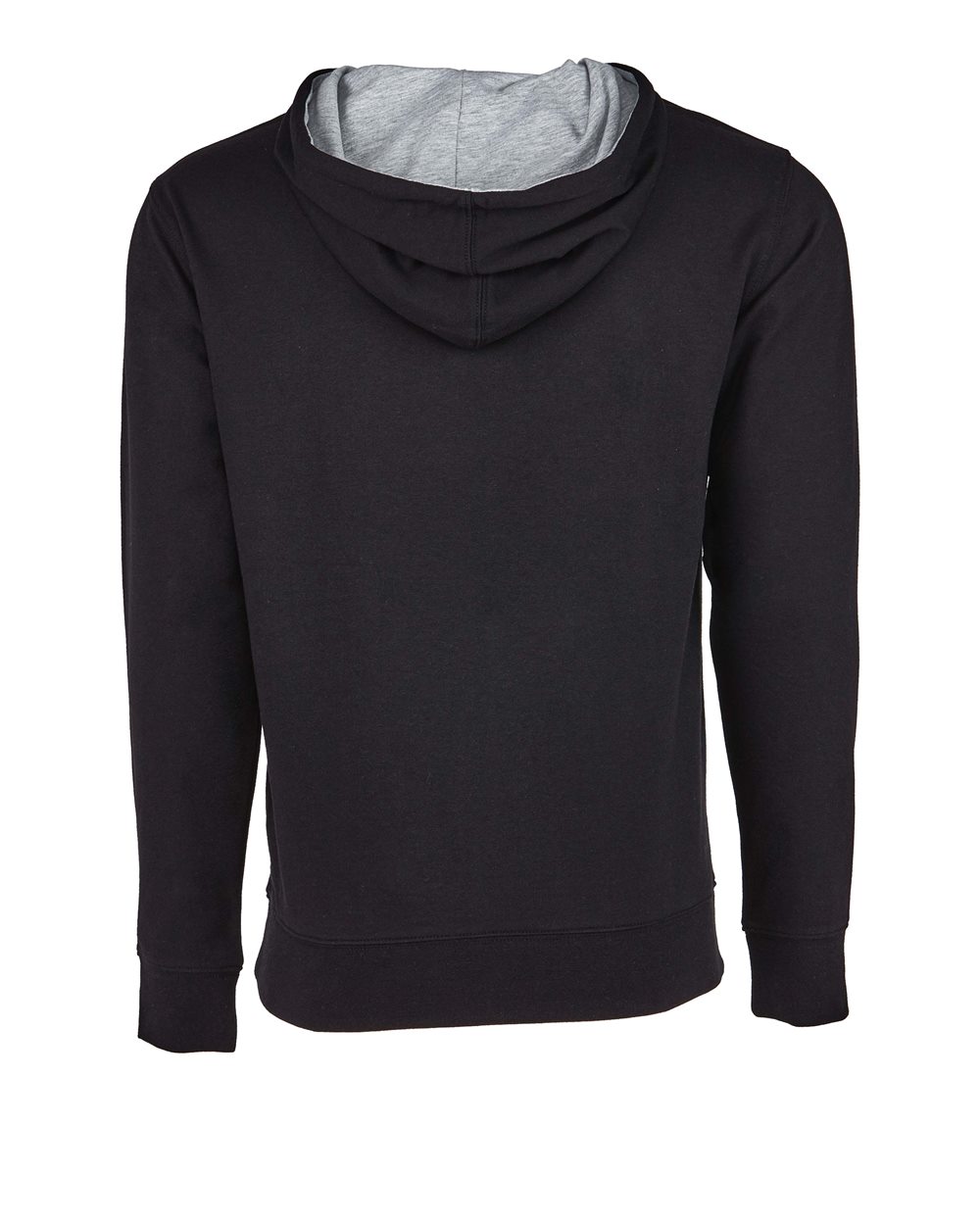 Next Level Unisex Laguna Hoodie Sweatshirt - 9301 - 9301N Black- Heather Grey