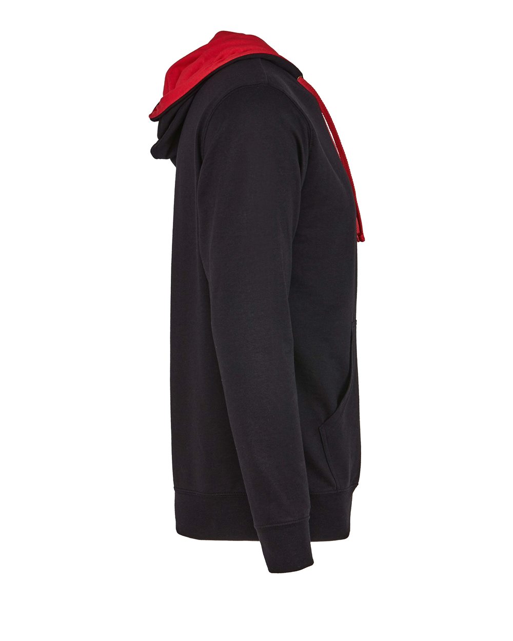 Next Level Unisex Laguna Hoodie Sweatshirt - 9301 - 9301N Black- Red