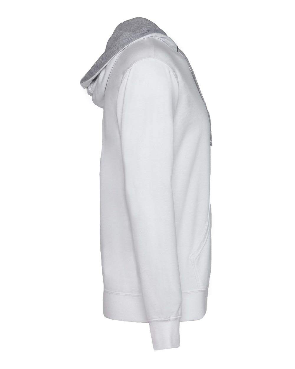 Next Level Unisex Laguna Hoodie Sweatshirt - 9301 - 9301N White- Heather Grey