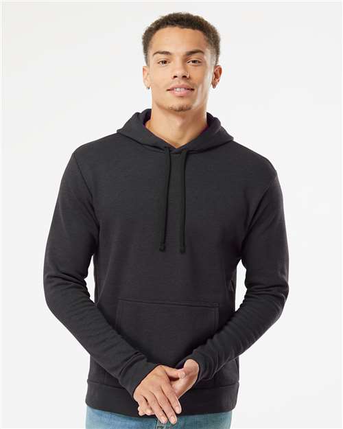 Next Level Unisex Malibu Hoodie Sweatshirt - 9302 Heather Black