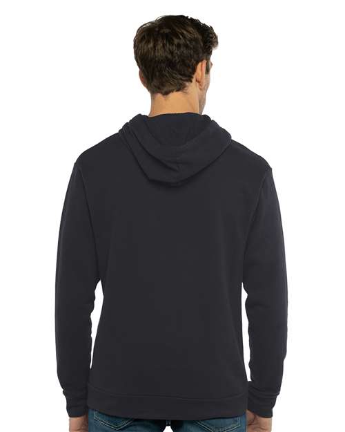 Next Level Unisex Laguna Sueded Hoodie Sweatshirt - 9304 Black