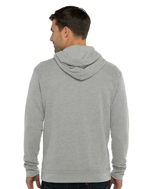 Next Level Unisex Laguna Sueded Hoodie Sweatshirt - 9304 Heather Grey
