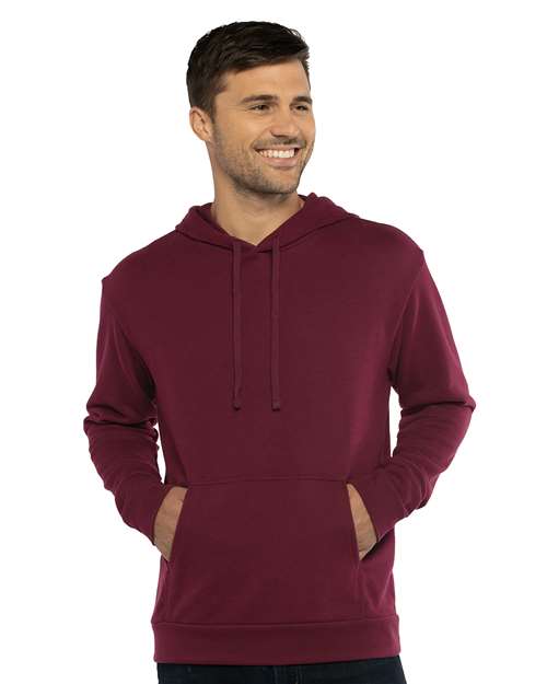 Next Level Unisex Laguna Sueded Hoodie Sweatshirt - 9304 Maroon