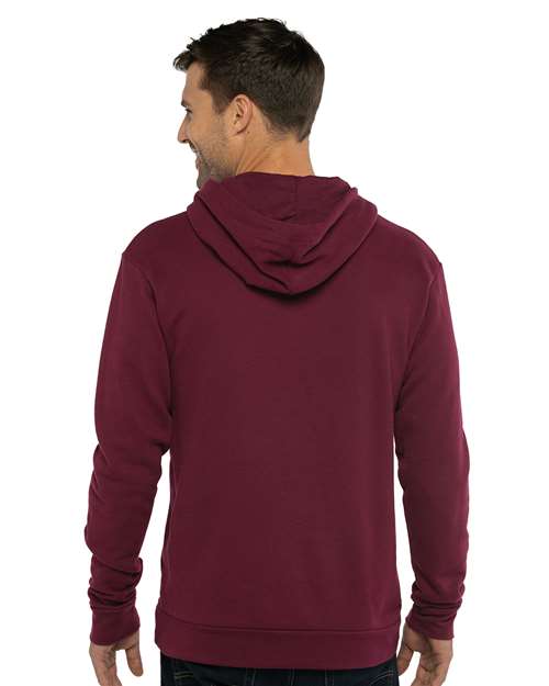 Next Level Unisex Laguna Sueded Hoodie Sweatshirt - 9304 Maroon