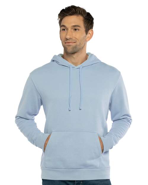 Next Level Unisex Laguna Sueded Hoodie Sweatshirt - 9304 Stonewash Denim