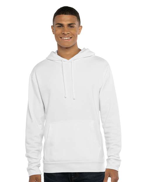 Next Level Unisex Laguna Sueded Hoodie Sweatshirt - 9304 White