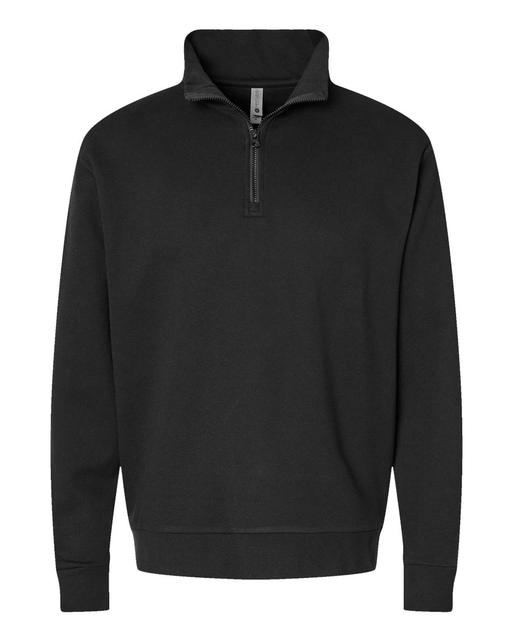 Next Level Unisex Fleece Quarter-Zip Pullover - 9643 Black