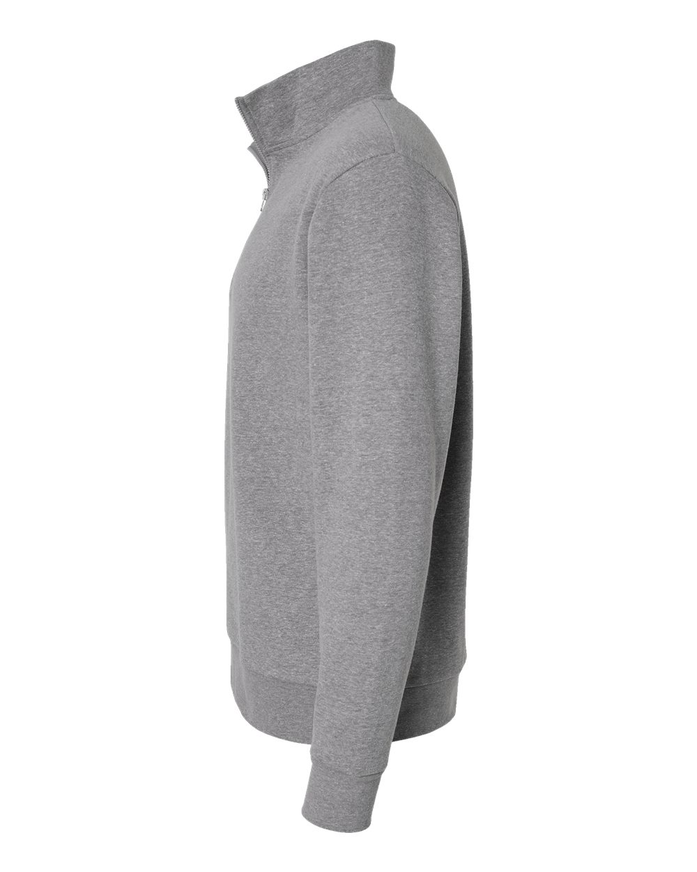 Next Level Unisex Fleece Quarter-Zip Pullover - 9643 Heather Grey