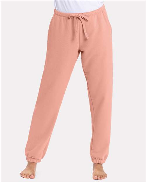 Next Level Women's Laguna Sueded Sweatpants - 9884 Desert Pink