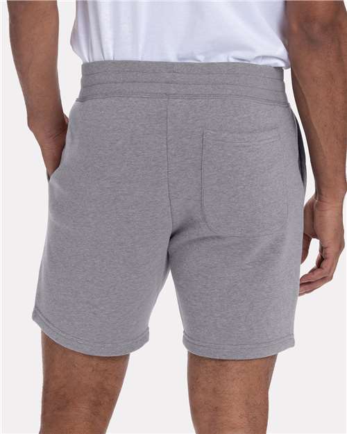 Next Level Unisex Fleece Sweat Shorts - 9903 - 9903N Heather Grey