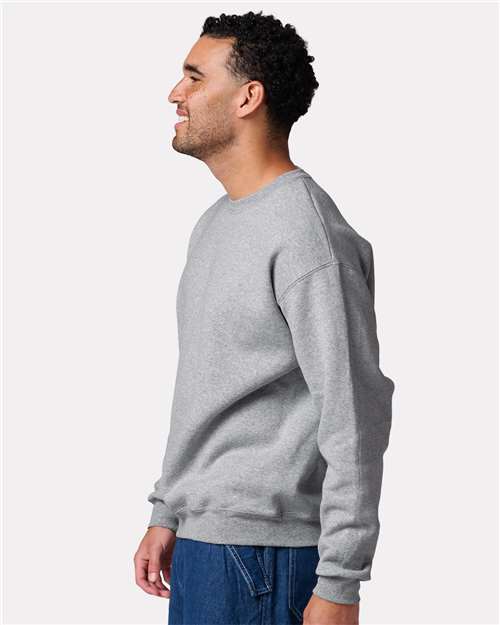 JERZEES Unisex Rugged Crewneck Sweatshirt - C12MR Athletic Heather