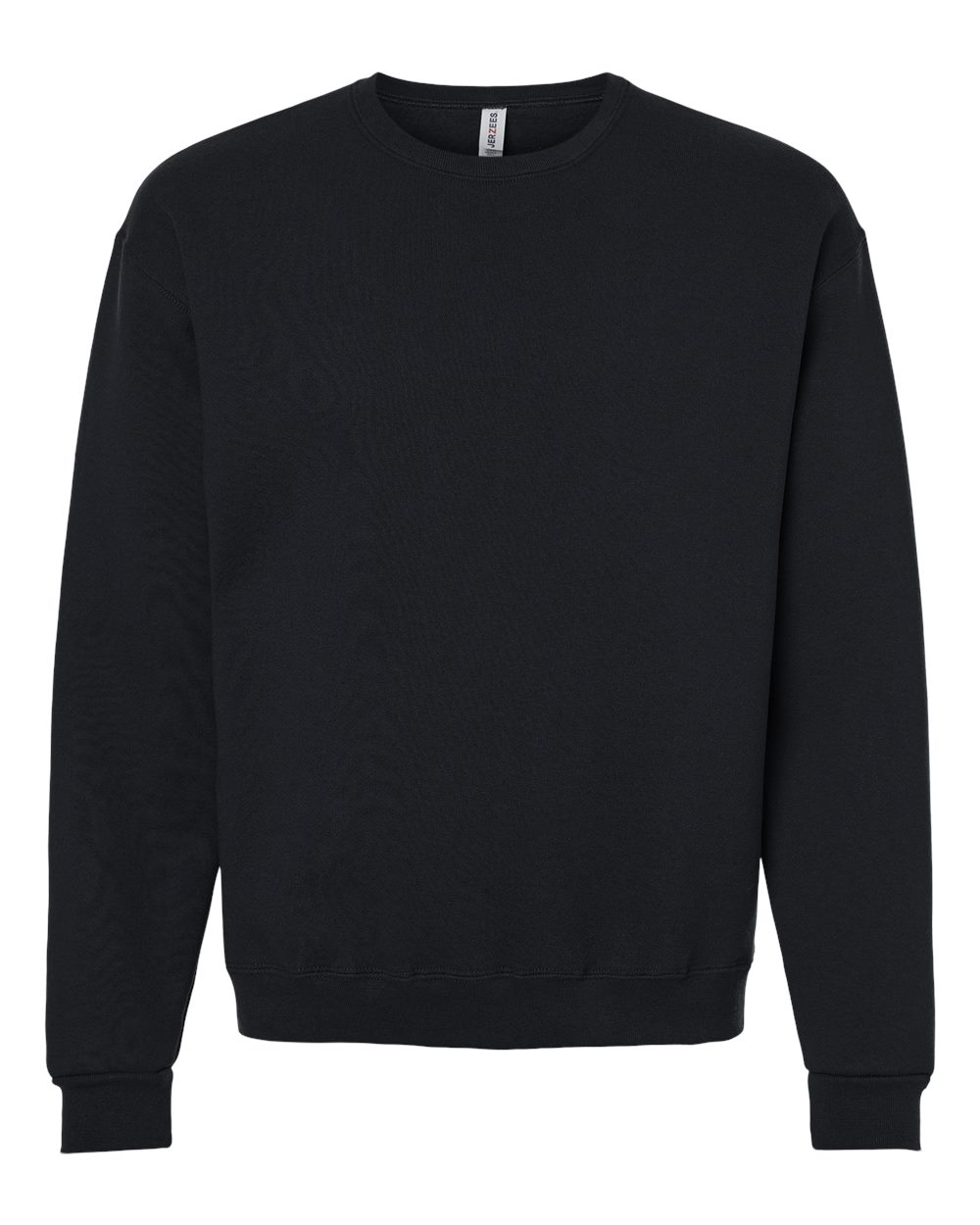 JERZEES Unisex Rugged Crewneck Sweatshirt - C12MR Black Ink