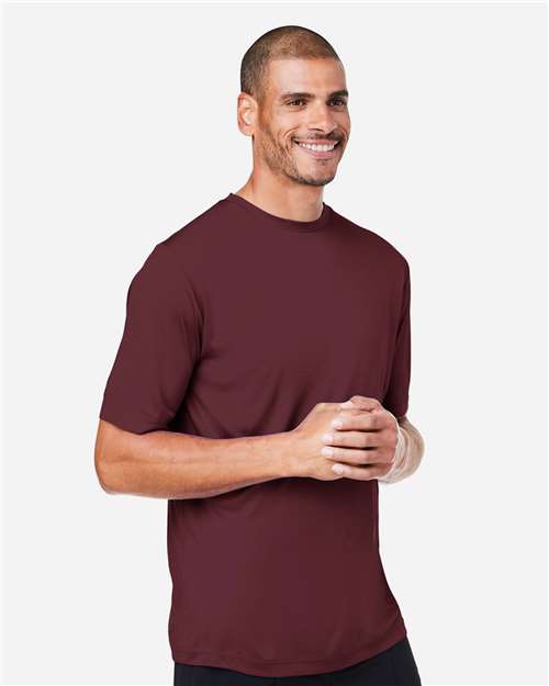 Core365 Unisex Capital Performance T-Shirt - CE10 Burgundy
