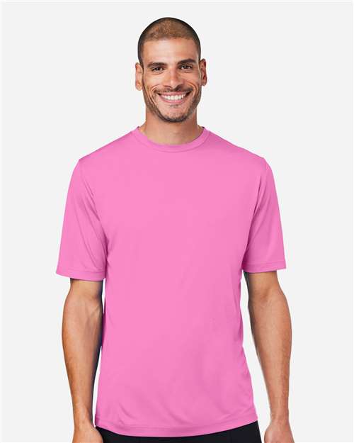 Core365 Unisex Capital Performance T-Shirt - CE10 Charity Pink