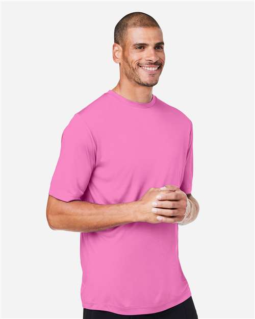 Core365 Unisex Capital Performance T-Shirt - CE10 Charity Pink