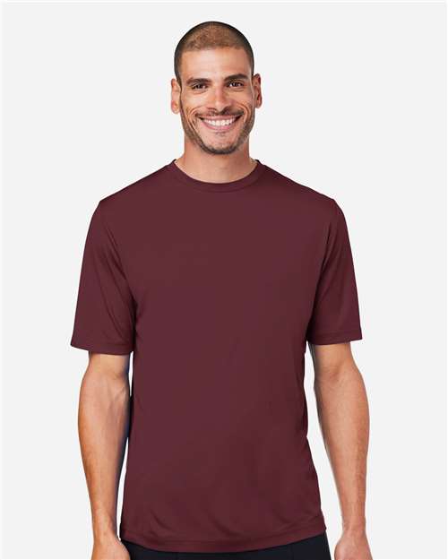 Core365 Unisex Capital Performance T-Shirt - CE10 Burgundy