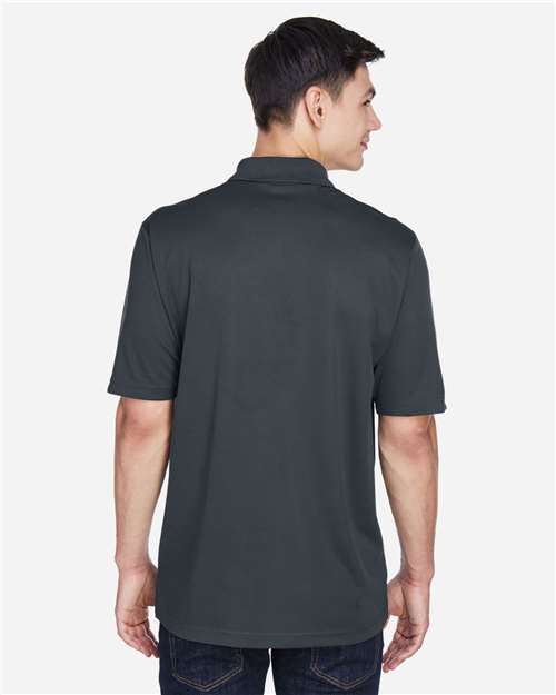 Core365 Men's Balance Colorblock Performance Piqué Polo - CE101 Forest- Carbon