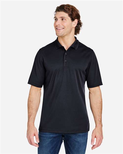 Core365 Men's Market Snag Protect Mesh Polo - CE104 Black