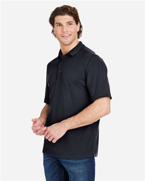 Core365 Men's Market Snag Protect Mesh Polo - CE104 Black