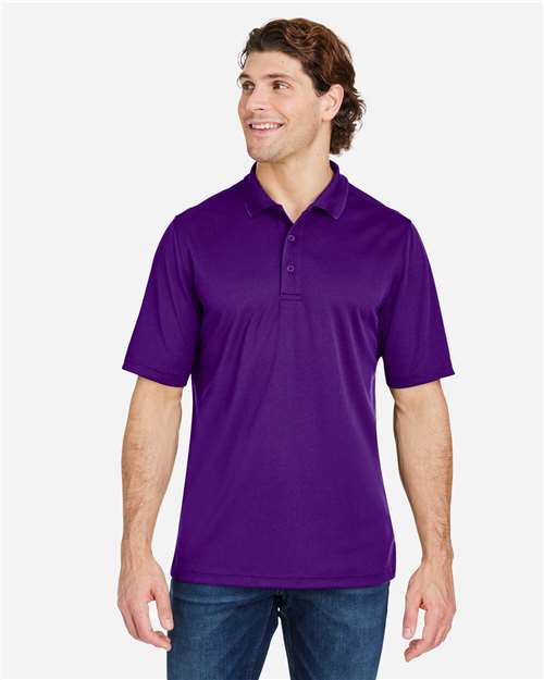 Core365 Men's Market Snag Protect Mesh Polo - CE104 Campus Purple