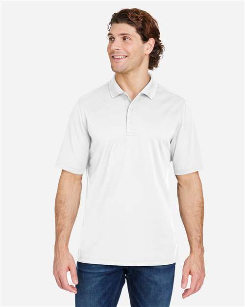 Core365 Men's Market Snag Protect Mesh Polo - CE104 White