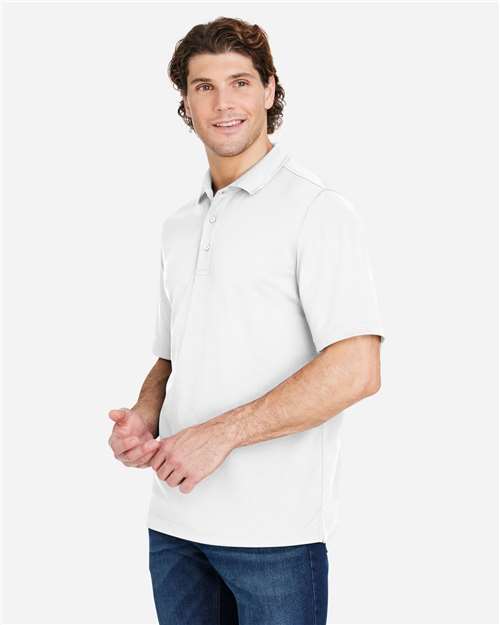 Core365 Men's Market Snag Protect Mesh Polo - CE104 White