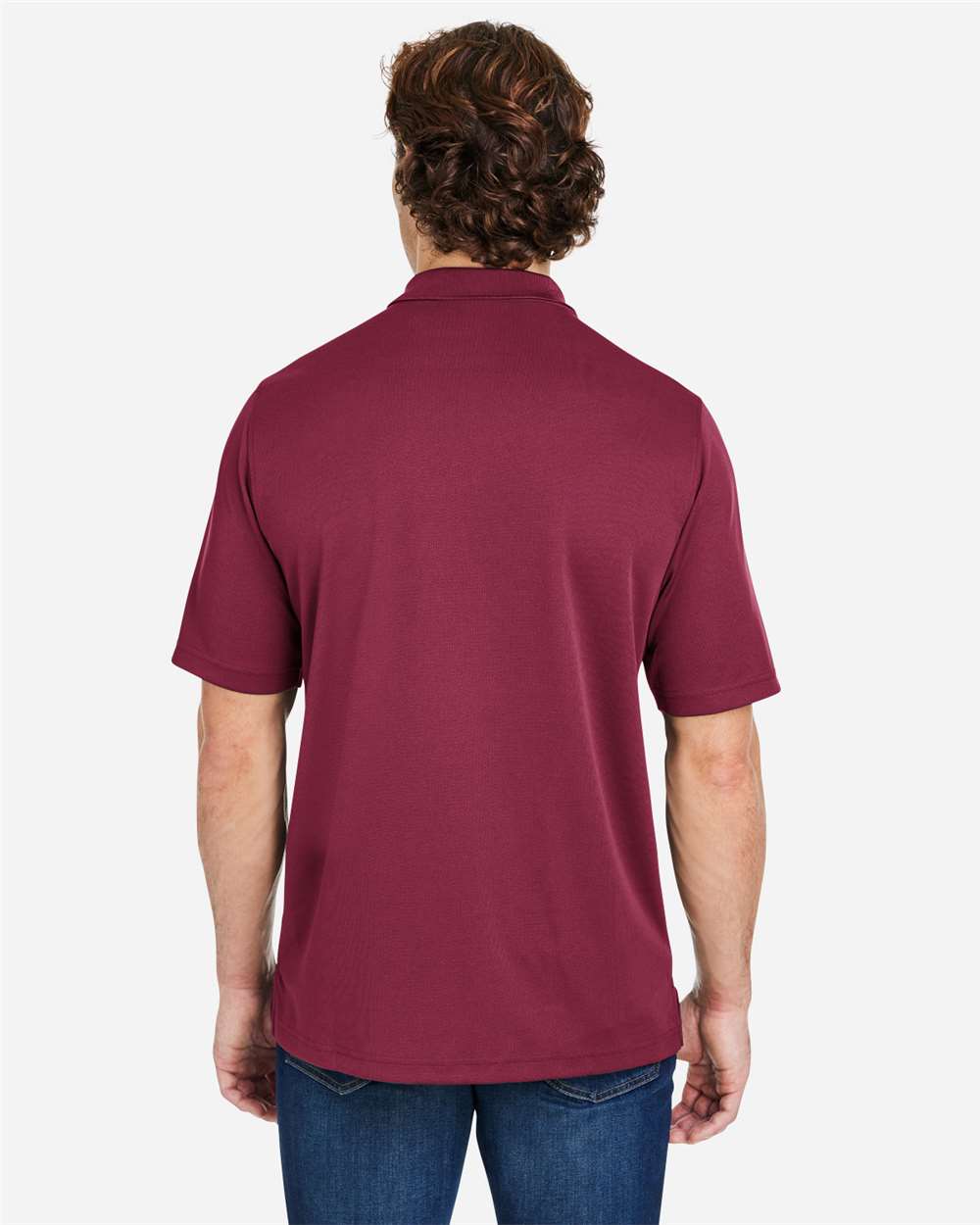 Core365 Men's Market Snag Protect Mesh Polo - CE104 Burgundy