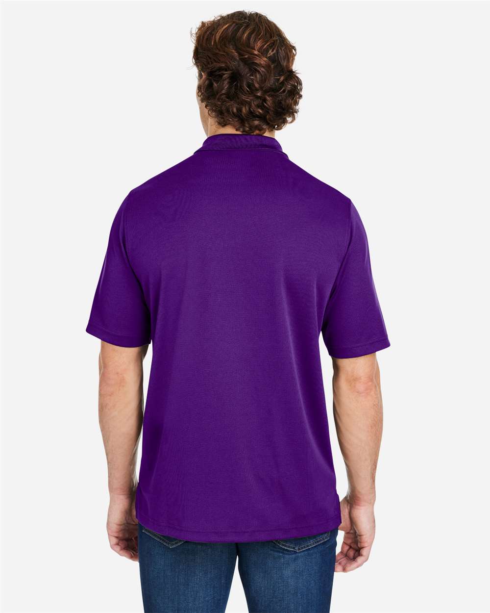 Core365 Men's Market Snag Protect Mesh Polo - CE104 Campus Purple