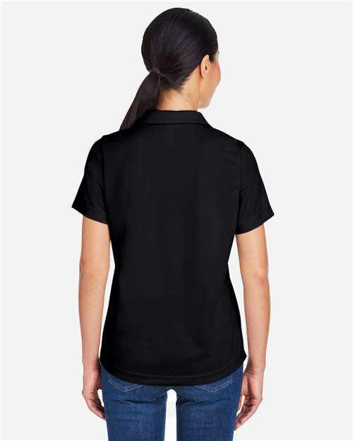 Core365 Women's Market Snag Protect Mesh Polo - CE104W Black