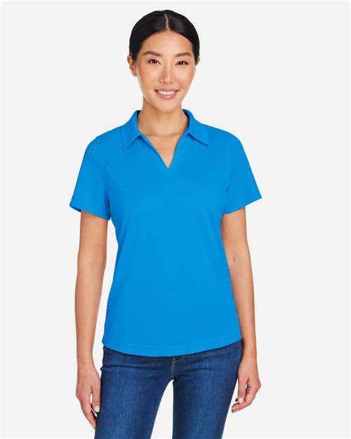 Core365 Women's Market Snag Protect Mesh Polo - CE104W Electric Blue