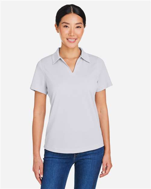 Core365 Women's Market Snag Protect Mesh Polo - CE104W Platinum