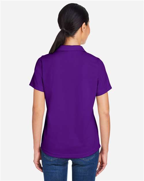 Core365 Women's Market Snag Protect Mesh Polo - CE104W Campus Purple