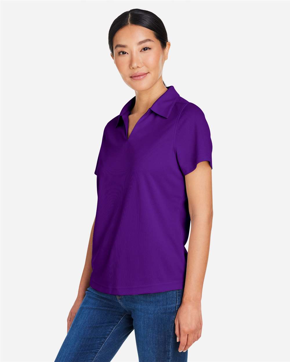Core365 Women's Market Snag Protect Mesh Polo - CE104W Campus Purple