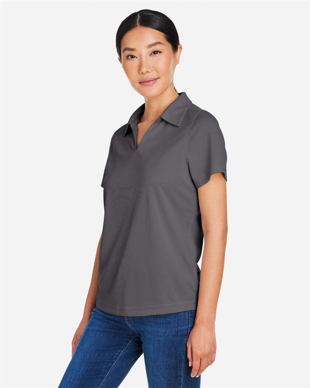 Core365 Women's Market Snag Protect Mesh Polo - CE104W Carbon