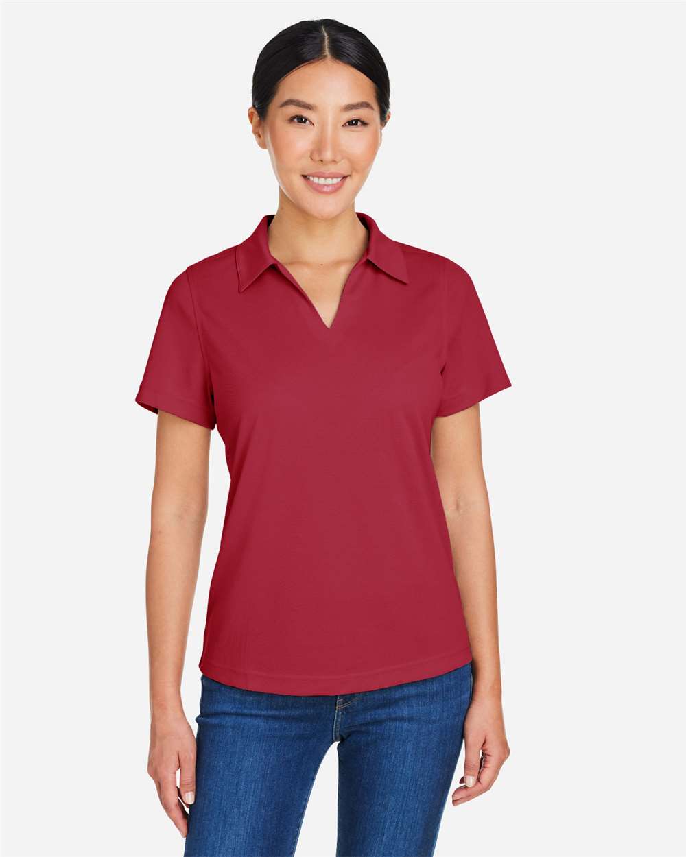 Core365 Women's Market Snag Protect Mesh Polo - CE104W Classic Red