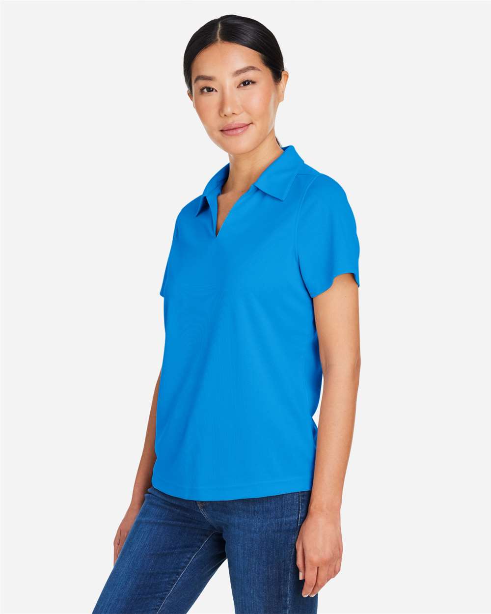 Core365 Women's Market Snag Protect Mesh Polo - CE104W Electric Blue